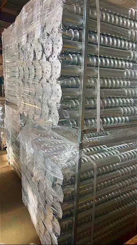 Hot DIP Galvanized Ground Screw Anchor with M Shape Hexagonal Flange Straight Tube