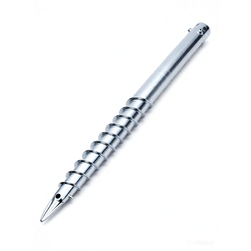 G Ground Screw Hot-Dipped Galvanising Open Tube