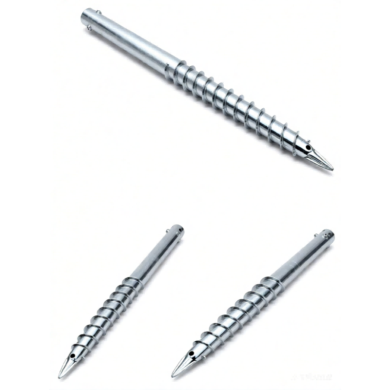 G Ground Screw Hot-Dipped Galvanising Open Tube