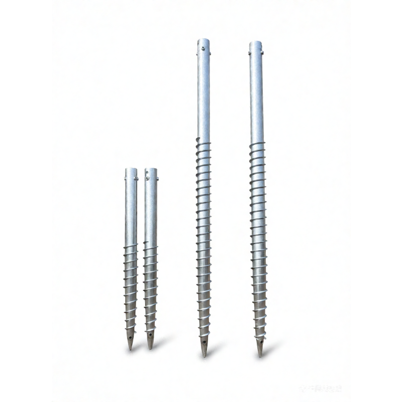 G Ground Screw Hot-Dipped Galvanising Open Tube