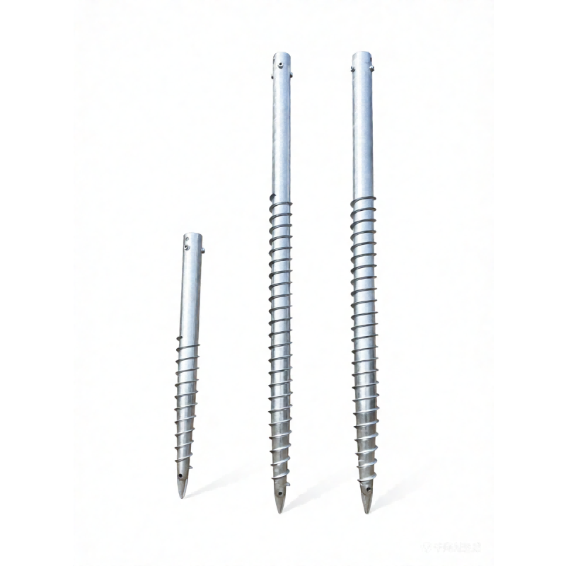 G Ground Screw Hot-Dipped Galvanising Open Tube