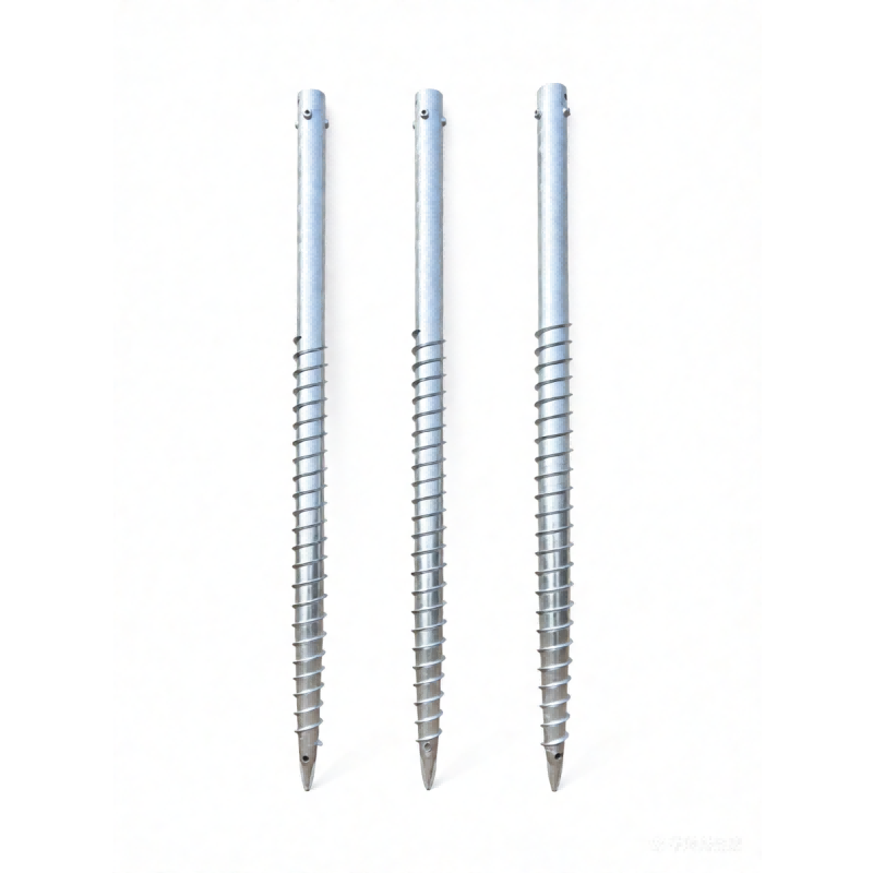 G Ground Screw Hot-Dipped Galvanising Open Tube