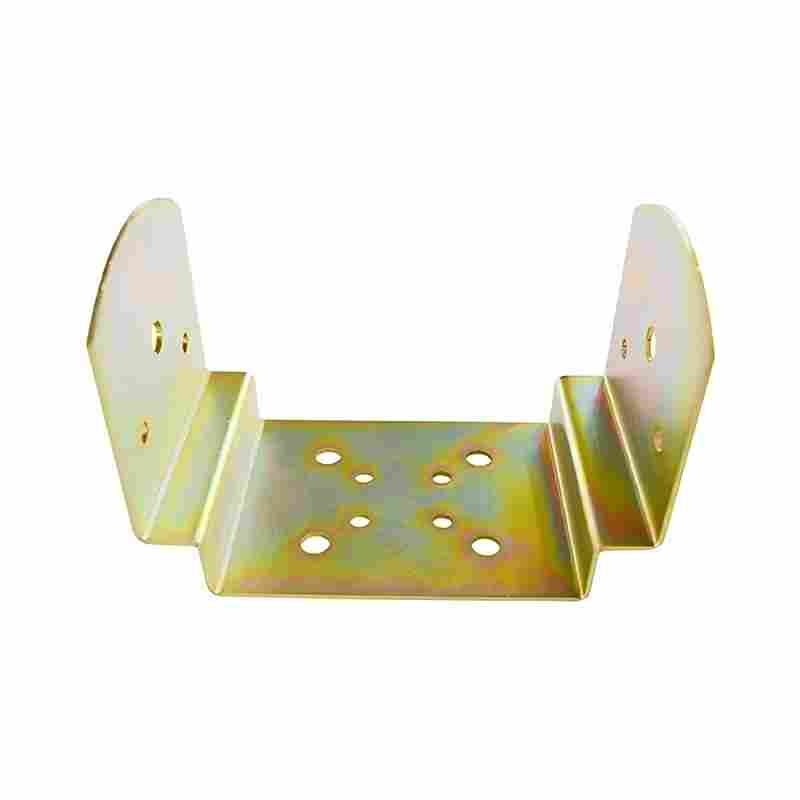 Custom Yellow Zinc-Plated Metal Wood Frame Connectors for Joist Hanger