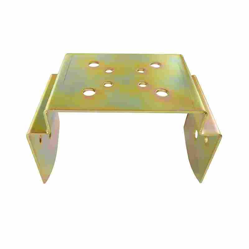 Custom Yellow Zinc-Plated Metal Wood Frame Connectors for Joist Hanger