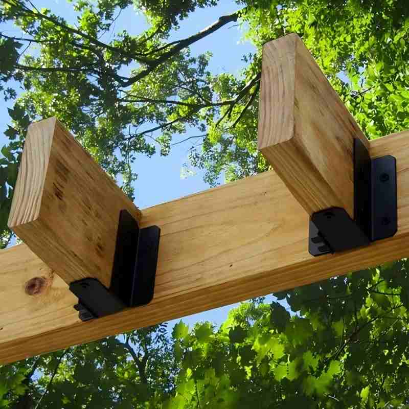 4X4 6X6 8X8 Post to 4X6 Beam Anchor Wood Angle Connector