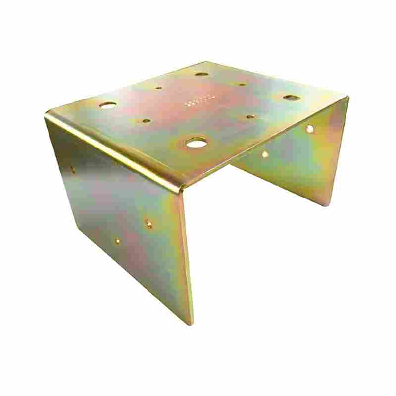 Custom Yellow Zinc-Plated Metal Wood Frame Connectors for Joist Hanger