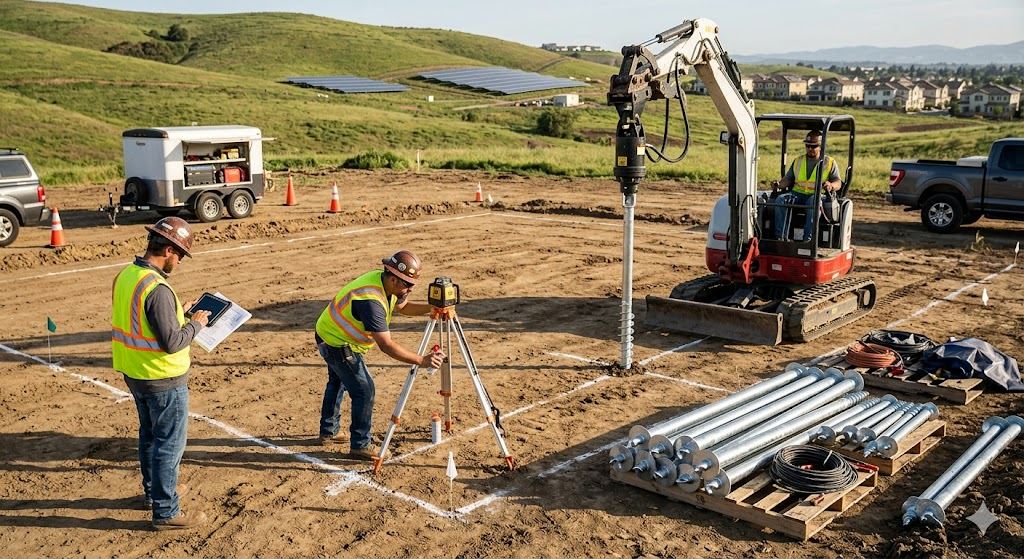 Praktické přípravné tipy pro instalaci bezšvých zemních šroubů