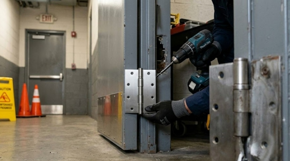 Co je třeba zvážit při výměně poškozených typů komerčních dveří?