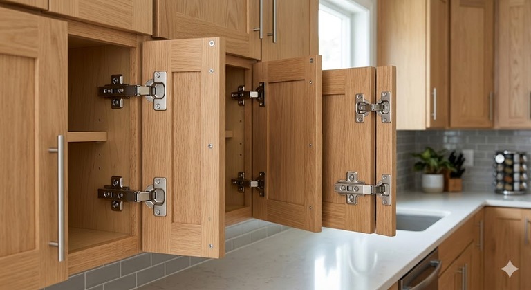 How to Choose Modern Cabinet Hinges for Your Kitchen Remodel