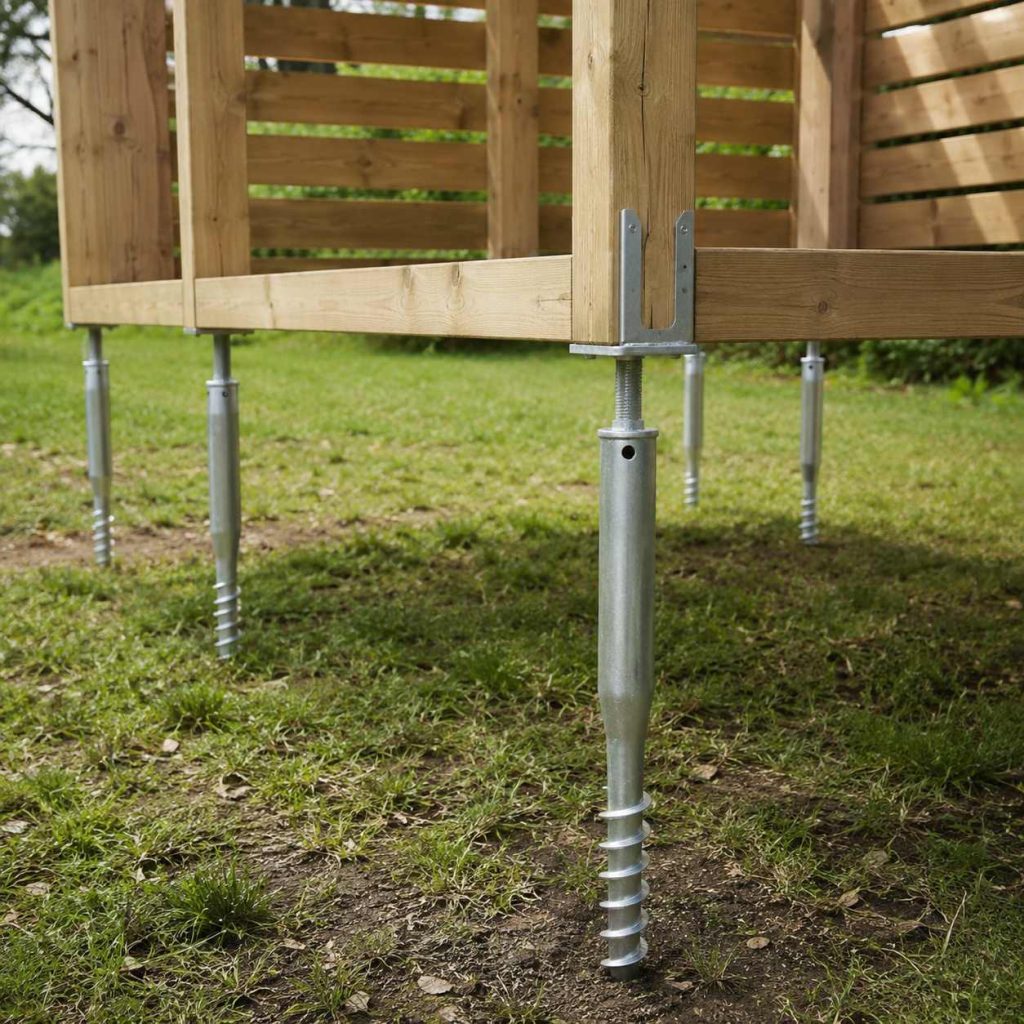 ground screw foundation